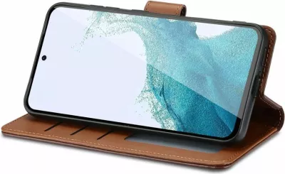 Mbështjellës portofol Tech-Protect për Xiaomi Redmi 12C, eko lëkurë, i zi