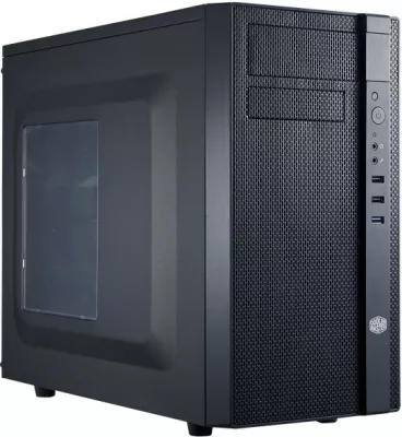 Kasë Cooler Master N200 Mini Tower, micro ATX/Mini-ITX, e zezë