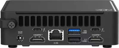 Kompjuter mini ASUS NUC 15 Pro RNUC15CRKU700002, Core Ultra 7 255H, Intel Arc, Wi‑Fi 7, pa RAM/pa storage/pa OS, i zi, Kit L6 me kabëll EU