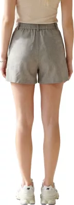 Shorce për femra Only Onllinda Hw Mel Shorts Tlr Noos 15283727, taupe [Madhësia: XL]