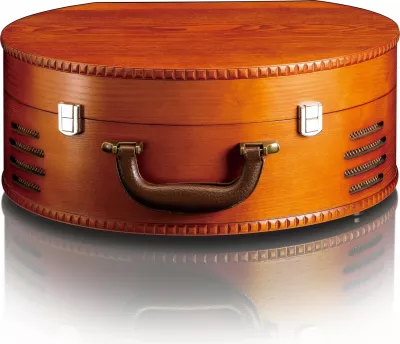 Gramafon Lenco TT-34, druri, USB, altoparlantë të integruar, kafe