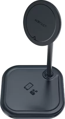 Karikues wireless Acefast E6, 15W, MagSafe, për iPhone dhe AirPods, Gri