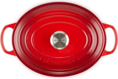 Tenxhere Le Creuset 21178290602430, 4.7L, ovale, gize, cherry red