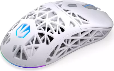 Maus gaming ENDORFY LIV Wireless Onyx White EY6A019, 12000 DPI, ARGB, i bardhë