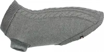 Pulover për qen Trixie Kenton L 55 cm, gri