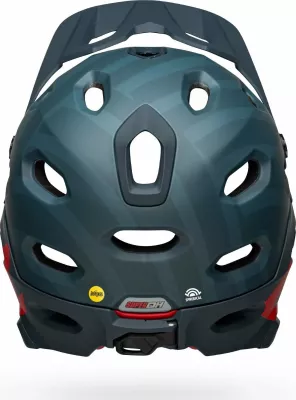 Kaskë biçiklete full-face Bell Super DH MIPS Spherical, L (59-63 cm), matte blu/crimson