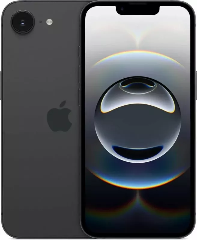 Apple iPhone 16e, 6.1", 128GB, Black