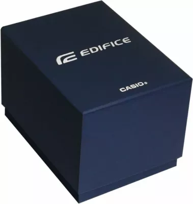 Orë dore për meshkuj Casio Edifice, argjendtë-blu