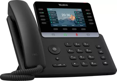 Telefon VoIP Yealink SIP-T74W, Wi‑Fi, Bluetooth 5.0, ekran 4.3", Gigabit, PoE, i zi