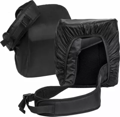 çantë kamere RIVACASE 7470 PS SLR, sling për DSLR, ndarje të rregullueshme, xhep për tablet, mbulesë shiu, e zezë