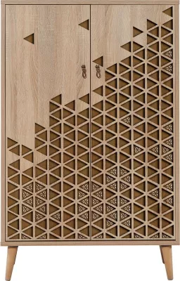 Dollap multifunksional Hanah Home, Multibox - 124, ngjyrë lisi Sonoma