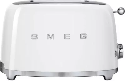 Toster Smeg TSF01WHEU 950W, 2 slote, pop-up, e bardhë