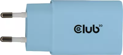 Karikues USB-C Club3D CAC-3022 30W 2 copë blu