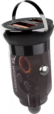 Karikues makine, Wozinsky, WCGWCW, USB-C PD 65W + USB-A QC 3.0 45W, 2 porta, zi