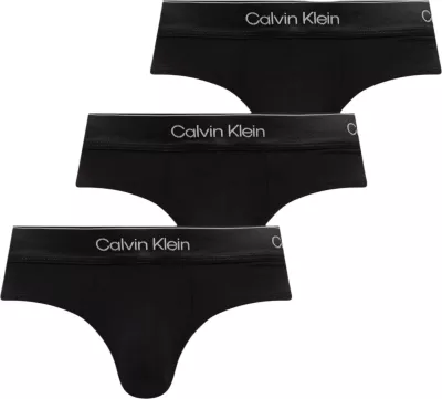 Të brendshme për meshkuj Calvin Klein Underwear HIP BRIEF 3PK LV00NB4574, të zeza