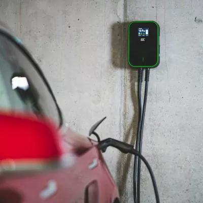 Karikues Green Cell EV për veturë elektrike + kabllo, 22kW, 6m, e zezë