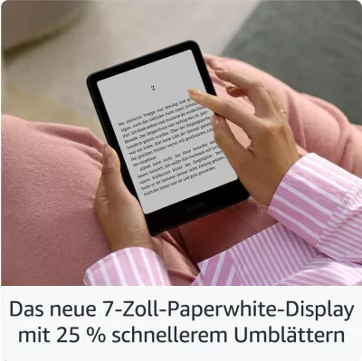 Lexues digjital eBook Amazon Kindle Paperwhite 12th Gen Signature Edition SA569P 32GB 7", Metallic Raspberry