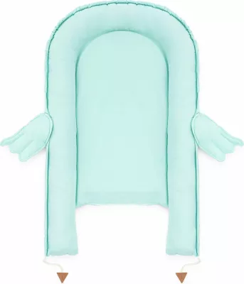 Shtrat për bebe Evila Originals, babynest, ngjyrë mint