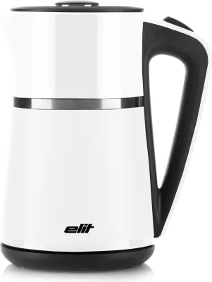 Zierëse uji elektrike, Elit, Elegance 1.7WH, 1.7L, 1850-2200W, mur i dyfishtë inoks, e bardhë