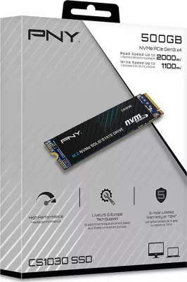 SSD PNY CS1030 500GB M.2 2280 NVMe PCIe Gen3 x4 (M280CS1030-500-RB)