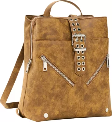 Çantë shpine Desigual BACK_VALENTINE SUMY 26WAKP19, kafe