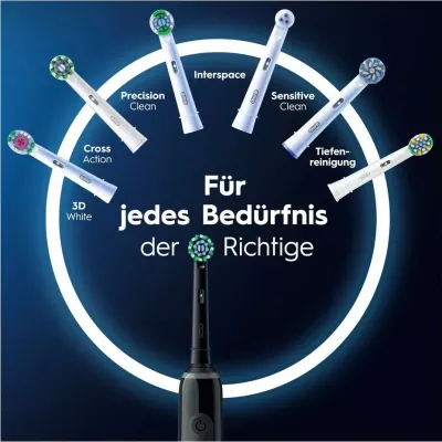 Furçë dhëmbësh elektrike Oral-B Pro 3, për të rritur, pastrim i thellë, e zezë, e bardhë
