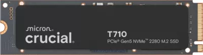 SSD NVMe Crucial T710 2TB M.2 2280 PCIe Gen5, i zi