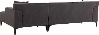 Këndare Petra R, ngjyrë antracit, Atelier del Sofa