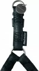 Parzmore qeni e rregullueshme Zolux Mac Leather, 25 mm, rreth gjoksi 45-75 cm, lëkurë, e zezë