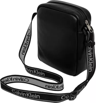 Çantë crossbody për meshkuj Calvin Klein LV04D3418G, e zezë