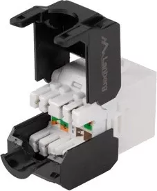 Modul Keystone Lanberg, RJ45, UTP kat. 5e, pa vegla, ngjyrë argjendi