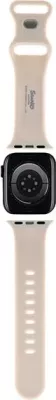 Rrip silikoni Hello Kitty për Apple Watch 38/40/41mm, bezhë