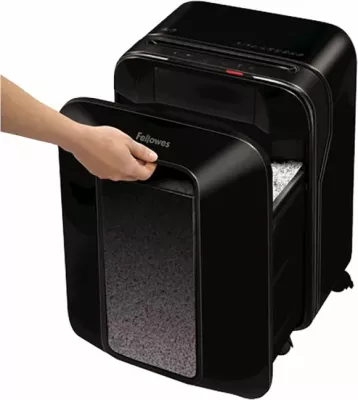 Makinë për shkatërrim dokumentesh Fellowes Powershred LX201, micro-cut DIN P-5, 12 fletë, kosh 22L, E zezë