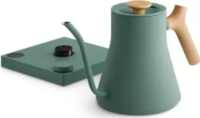 Çajnik elektrik Fellow Stagg EKG PRO, 0.9L, i gjelbër/kafe