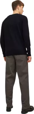 Xhemper për meshkuj Jack & Jones JJEBASIC Knit V-Neck NOOS, i zi [Madhësia: XS]