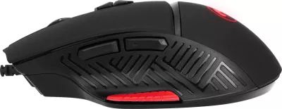 Maus Marvo M355 gaming, me kabllo USB, RGB, deri 7200 DPI, 9 butona, i zi