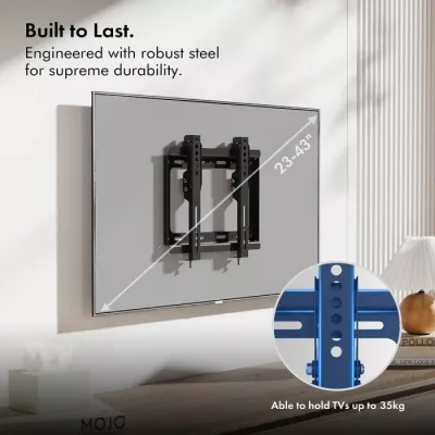 Mbajtëse muri për TV VONHAUS 3005006 23-43\" tilt deri 35kg, e zezë
