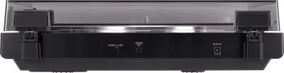 Gramafon audio-technica AT-LP60XBK, automatike, phono preamp, e zezë