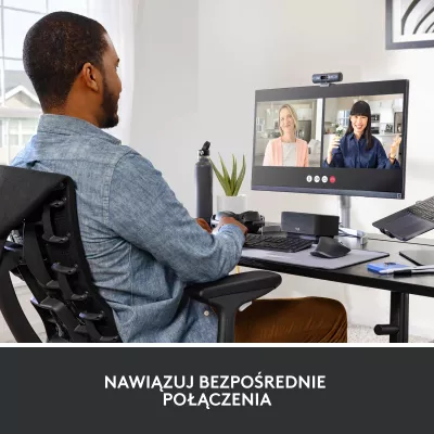 Webkamerë Logitech Brio 500 (960-001422) Full HD 1080p USB-C, Graphite