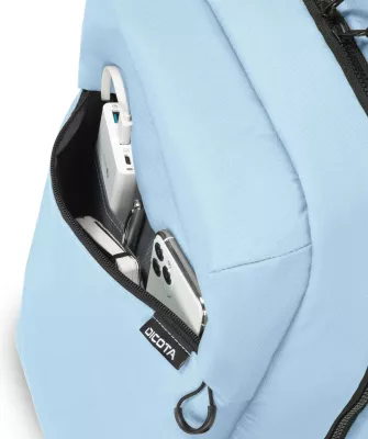 Çantë shpine DICOTA D32122-RPET, 16", Notebook, Poliester, Ice Blue
