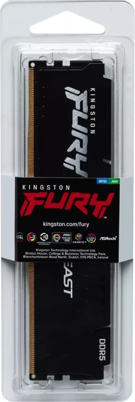 RAM Memorje Kingston FURY 32GB 5200MT/s DDR5 CL40 DIMM Beast Black