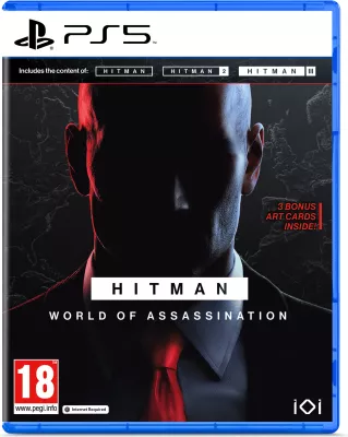 Lojë PS5 IO Interactive Hitman: World of Assassination, me 3 kartolina arti bonus