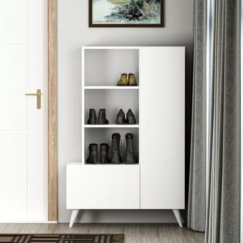 Dollap për këpucë Hanah Home, Agostina Shoes, i bardhë