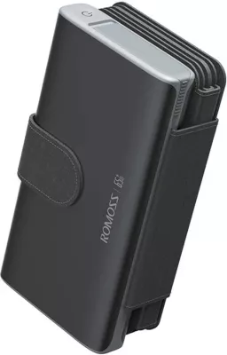 Powerbank Romoss SPB30-171-2133H, 30000mAh, 65W, me panele diellore, e zezë