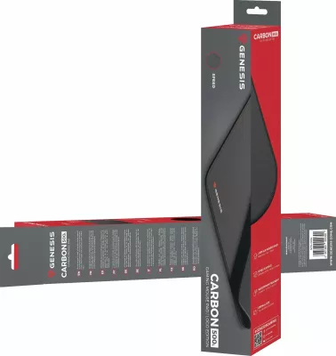 Mauspad GENESIS Carbon 500 L LOGO 400x330mm 2.5mm i zi (NPG-0659)