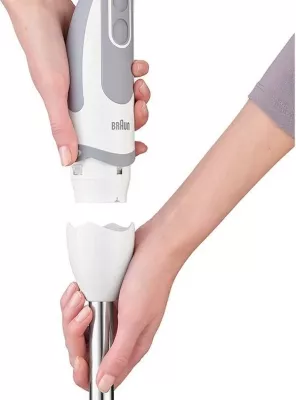 Blender dore Braun MultiQuick 5 MQ 5207 WH, 1000W, 21 shpejtësi, gri/bardhë