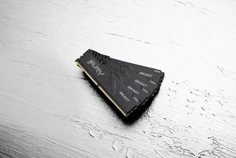 RAM Memorje Kingston FURY Beast 16GB (2x8GB) DDR4 3200MT/s, E zezë