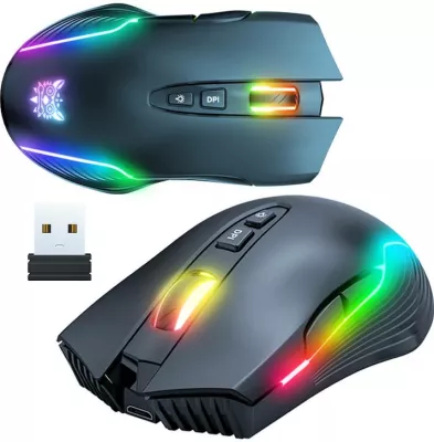 Maus gaming ONIKUMA CW905 wireless, 7 butona, RGB, i zi
