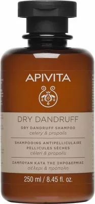 Shampon për femra Apivita për zbokth të thatë me selino dhe propolis, 250ml