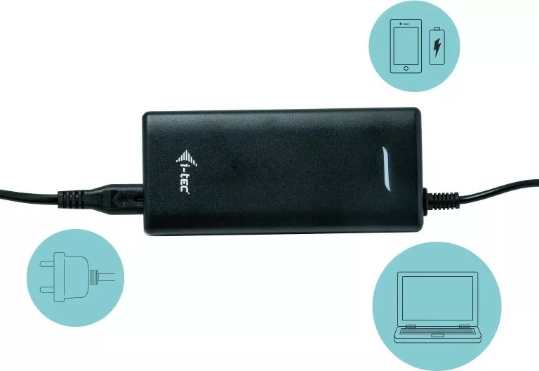 Doking stacion i-tec USB-C Dual Display, 100W, me karikues universal, i zi